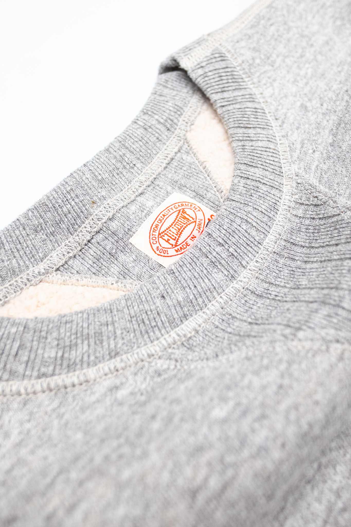 Fullcount - 3841 Double V Set In Sleeve Sweatshirt Heather Grey - 8