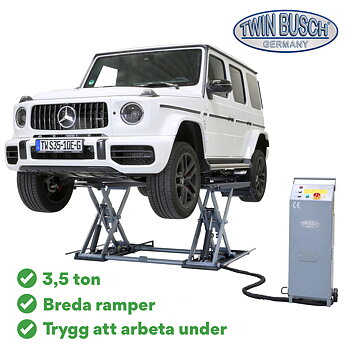 Låglyftande saxlyft XL 3,5 t 