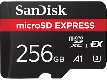 SanDisk Express microSDXC UHS-I Memory Card 256GB 880MB/s