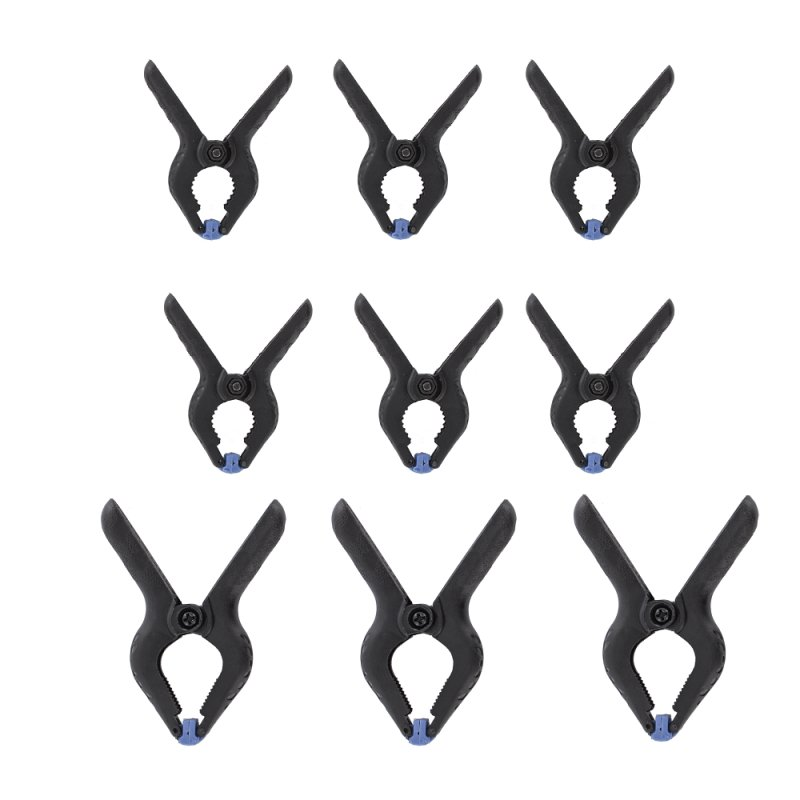 9 Pce Nylon Grip Clamps Set