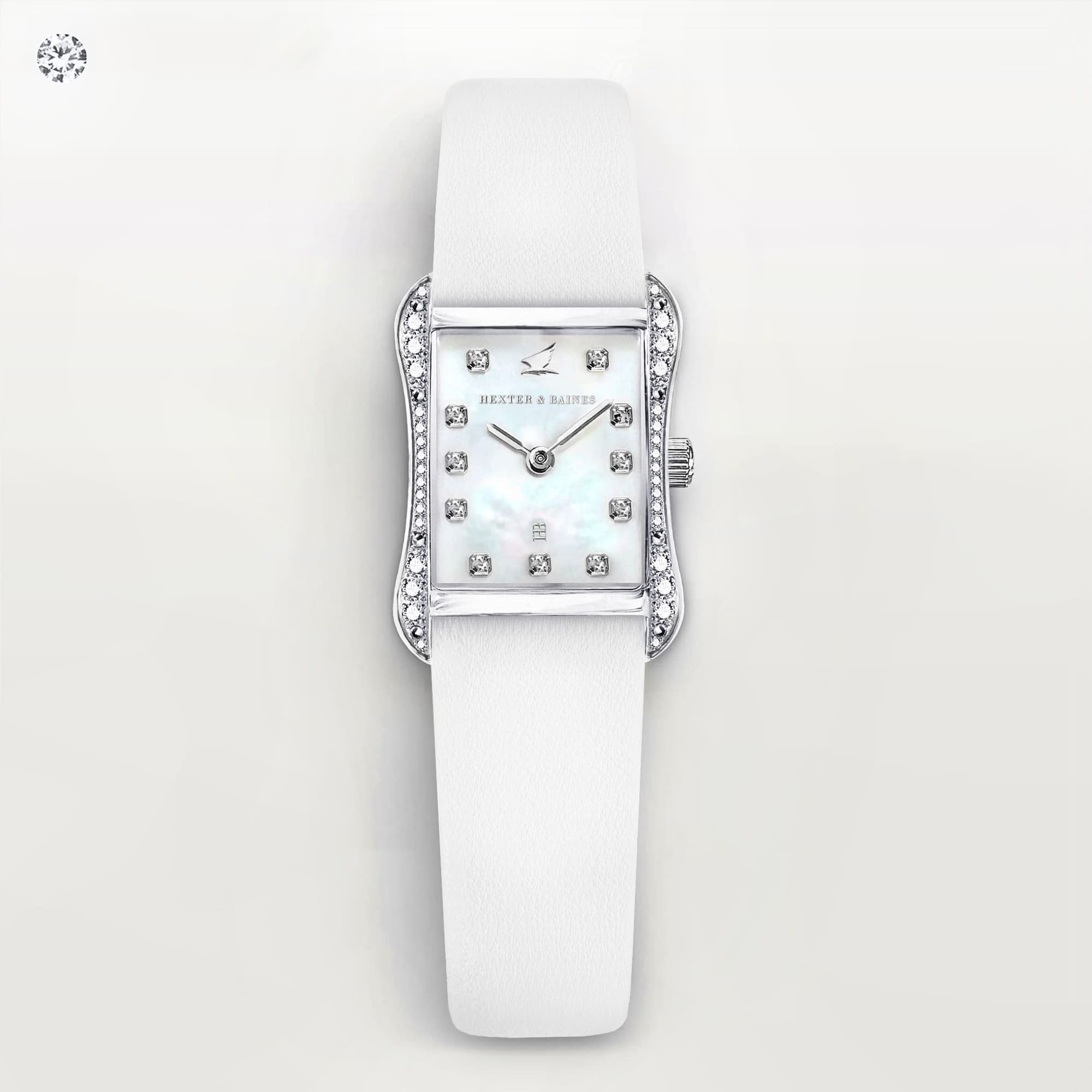 H&B Cronvas, Cotton White, Silver