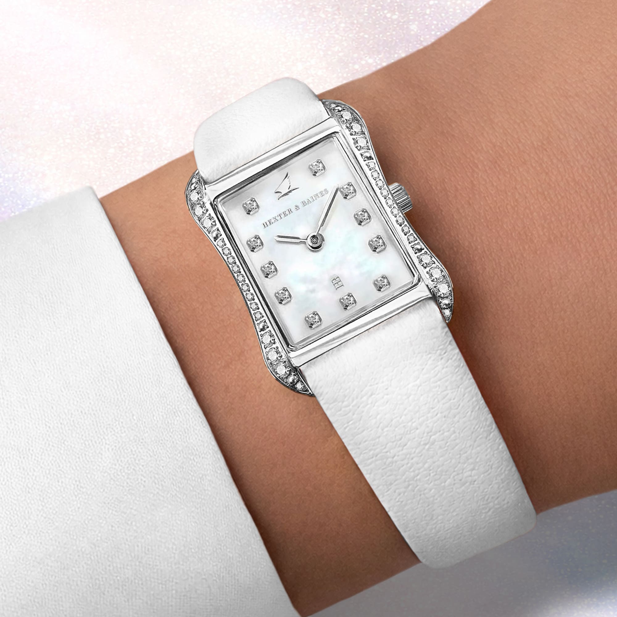 H&B Cronvas, Cotton White, Silver - 9