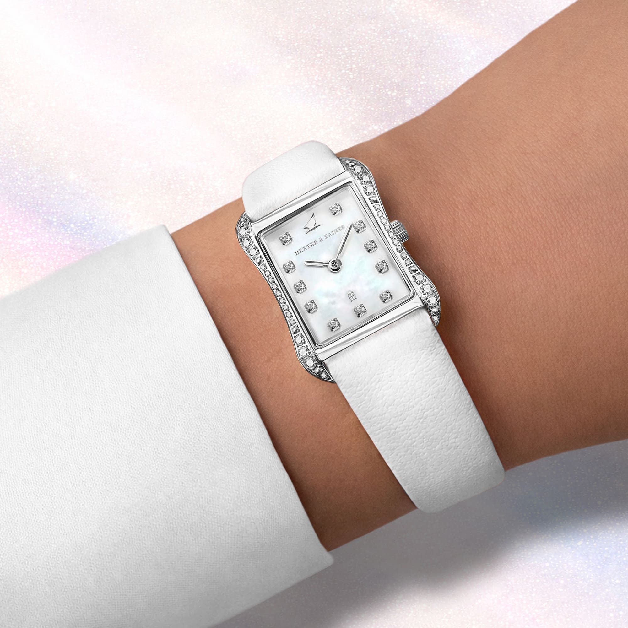 H&B Cronvas, Cotton White, Silver - 3