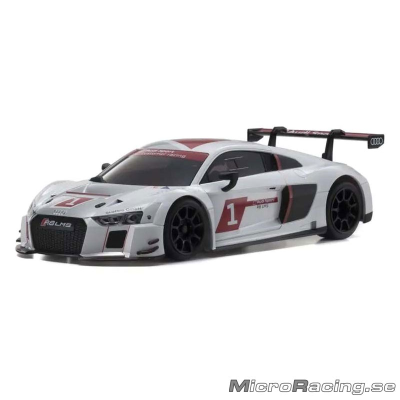 KYOSHO - MINI-Z MR04 RWD Audi R8 LMS 2015, Vit- Ready To Run - 2