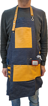 Trimförkläde jeans
