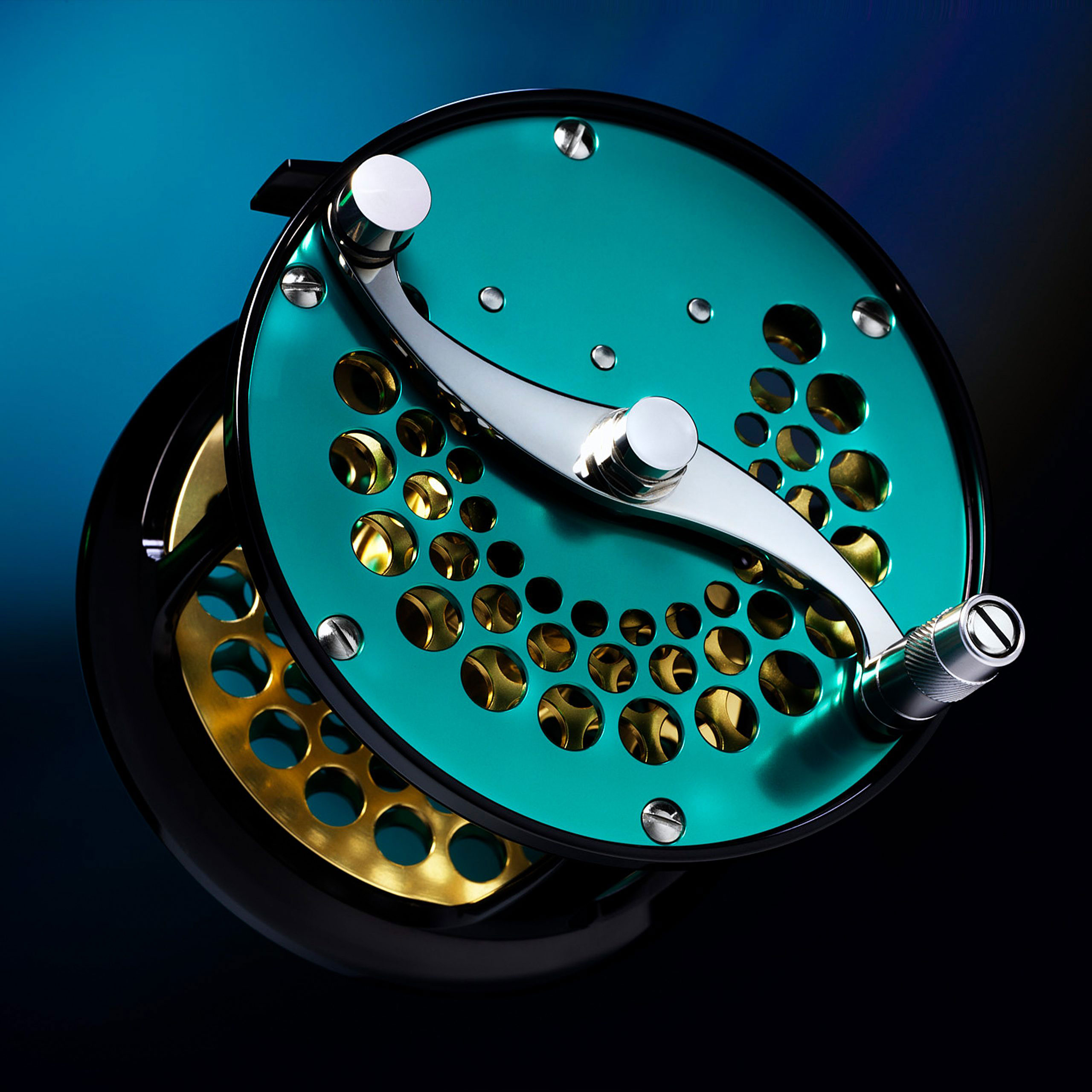 Loop Classic Reel Aurora Turquoise Ported  - 3