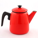 アルネ・エルケシュ  赤いエナメルのコーヒーポット  (23/19cm)  1960年
