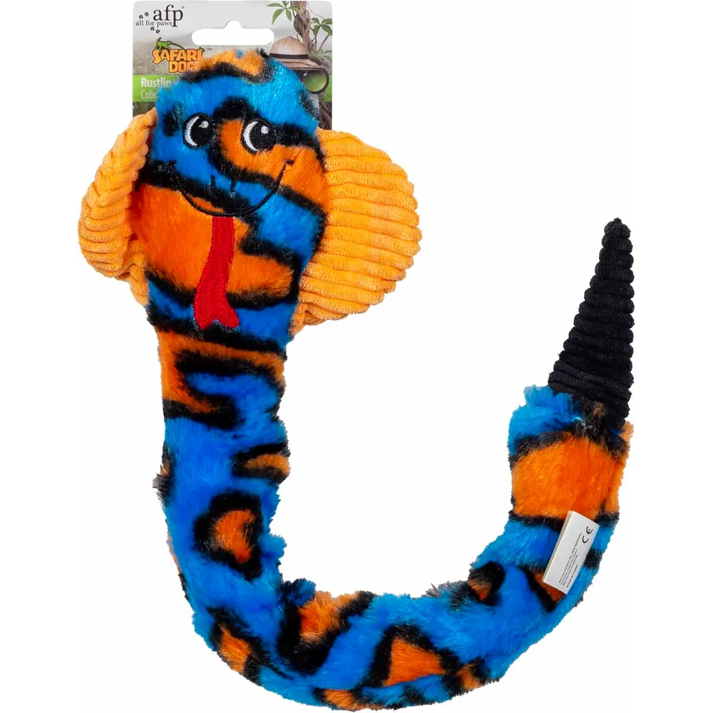 Hundleksak Safari Rustling King Cobra 55cm
