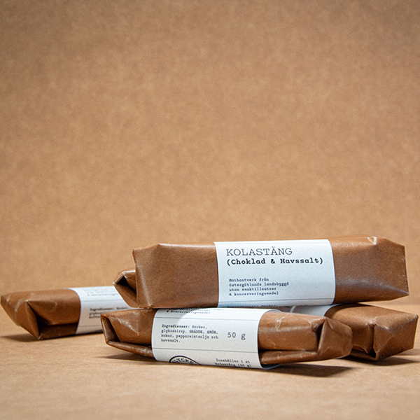 Börslycke Himmelsk kolastång Choklad & Havssalt, 50 g
