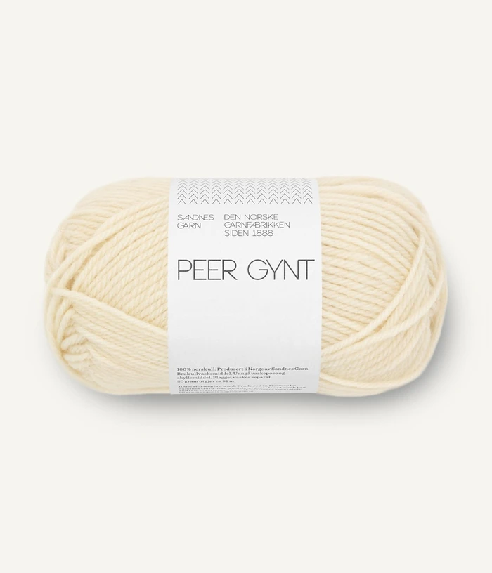 Peer Gynt | Sandnes Garn 1012 Natur Vit