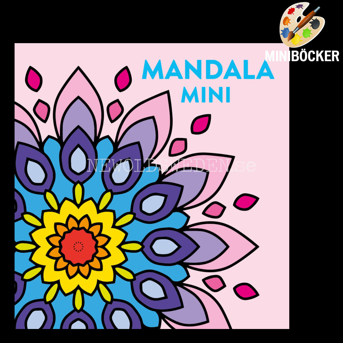 Måla Mini - MANDALA ROSA - P66