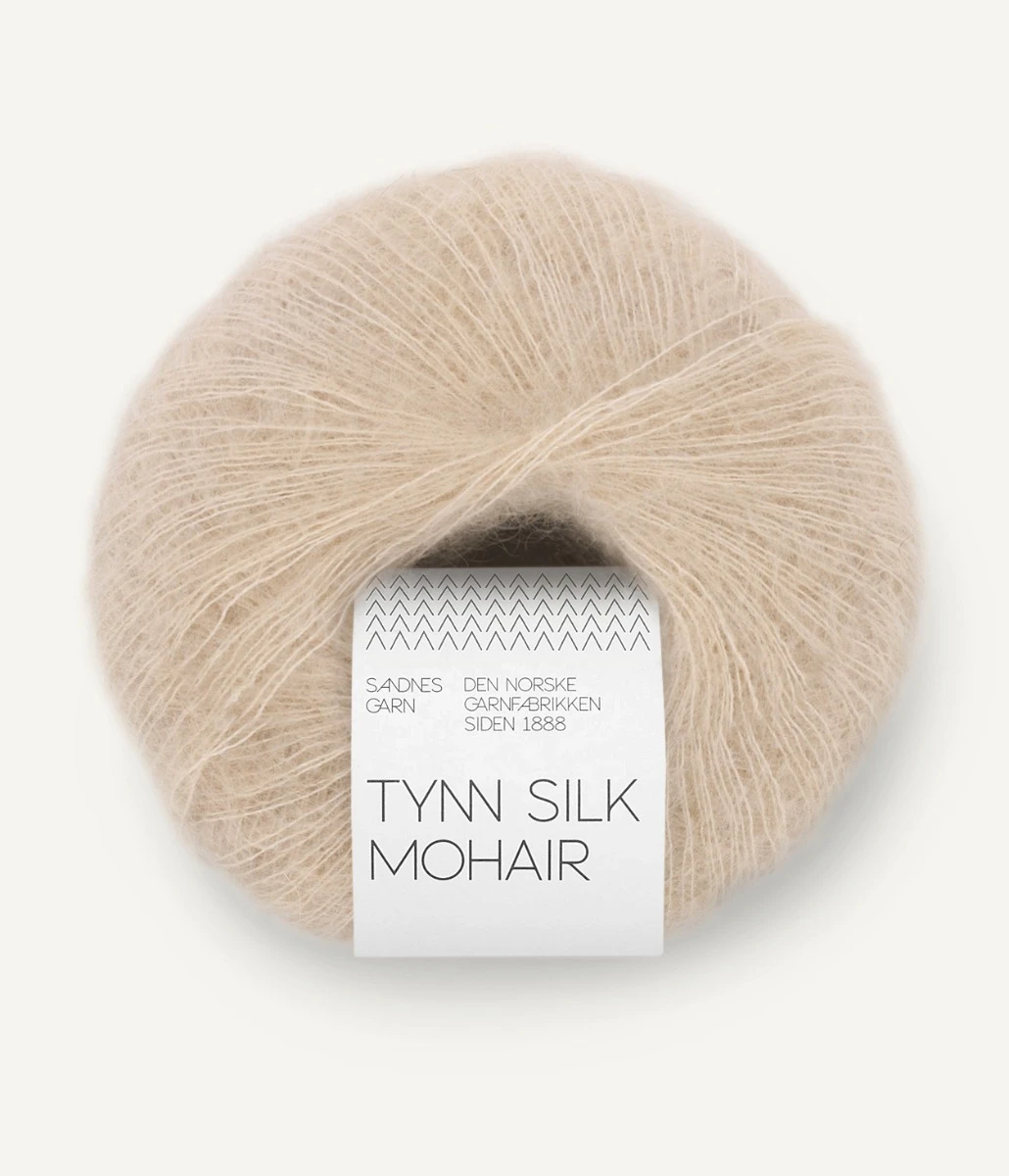 Tynn Silk Mohair, 2650 Beige Melange
