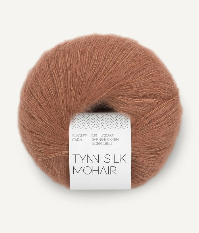 Tynn Silk Mohair, 3342 Mocca Mousse