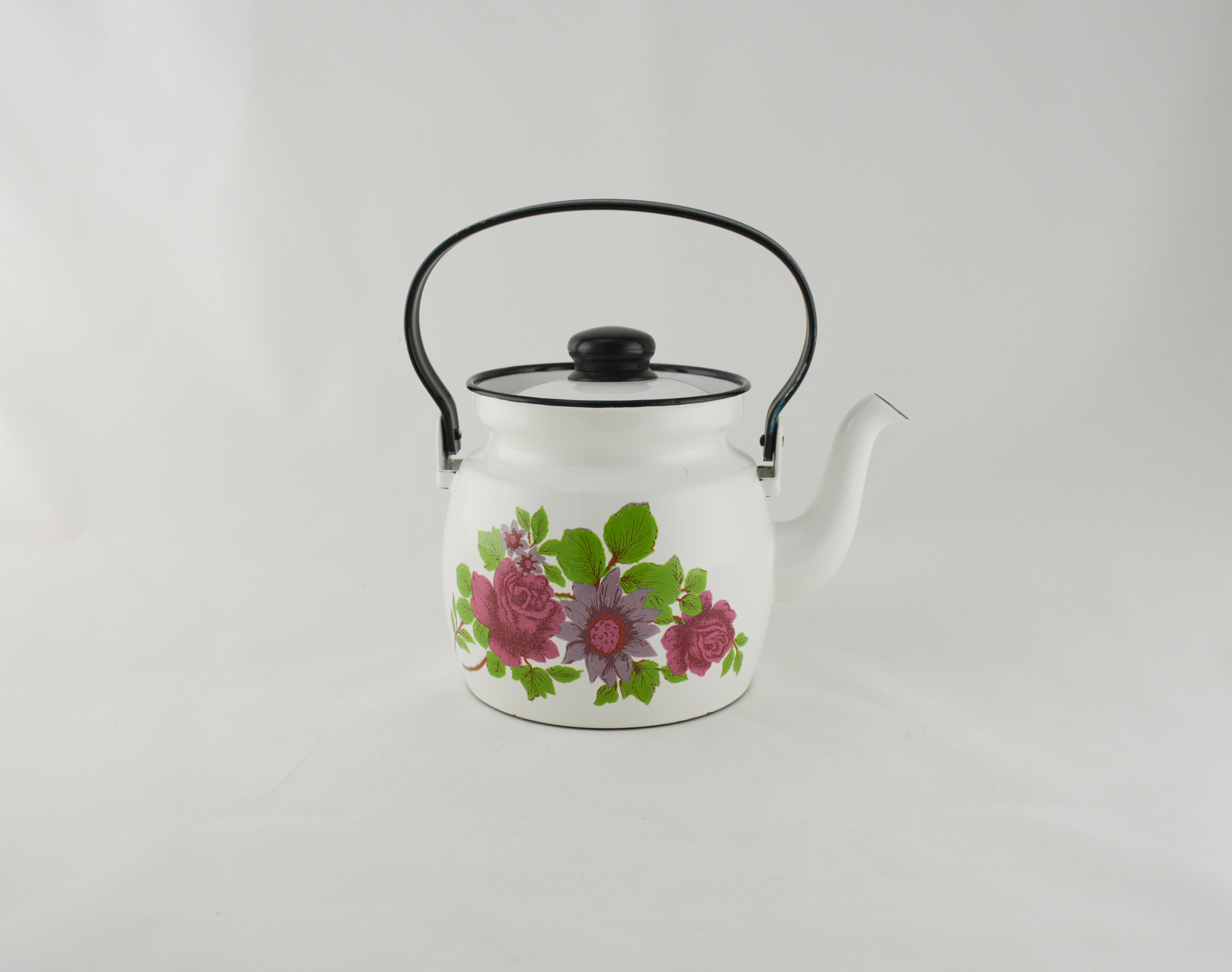 Kahvipannu 1,0 l, Finel, Ruusukuvio   - 2