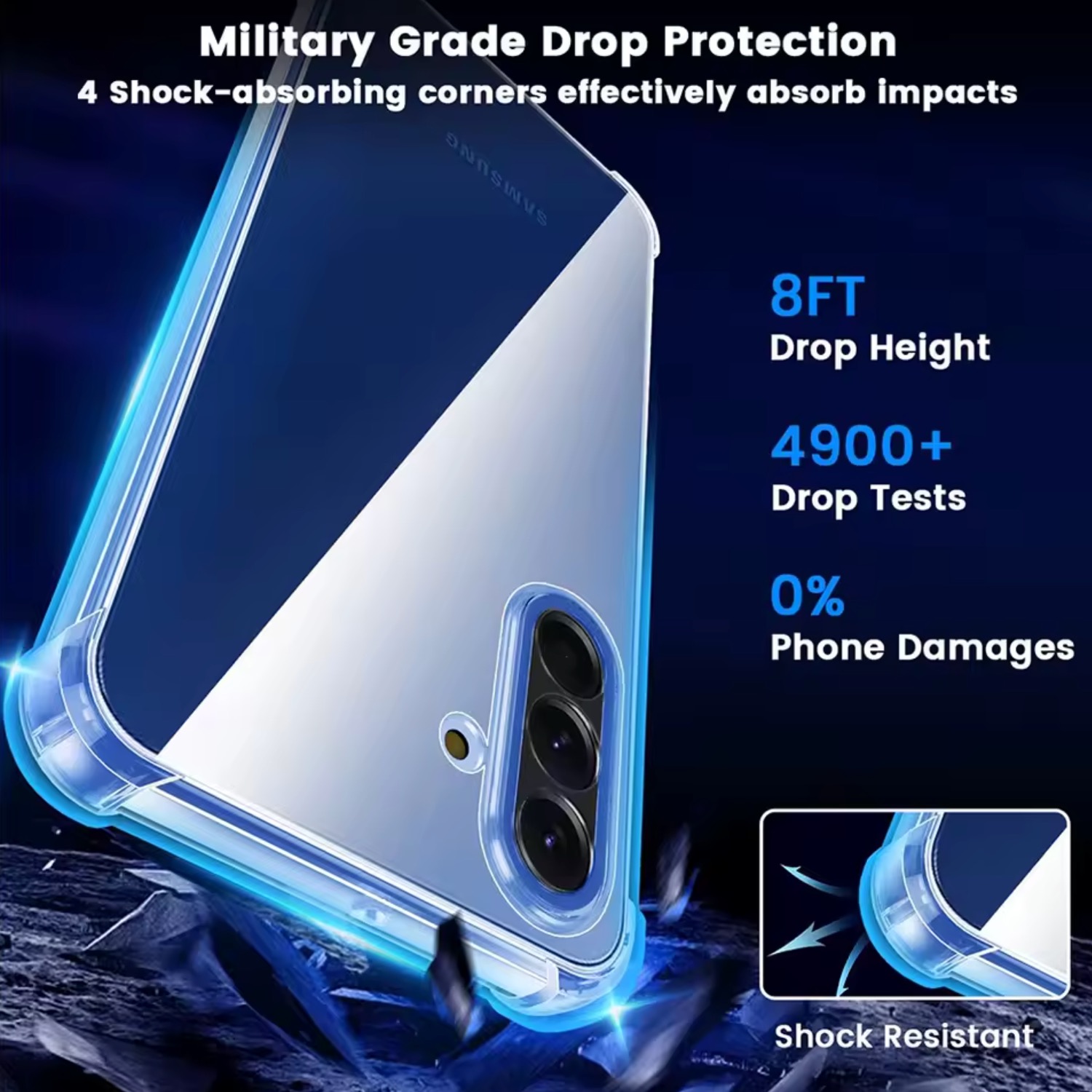 Samsung Galaxy A17 skal fodral Army V3 - - 3
