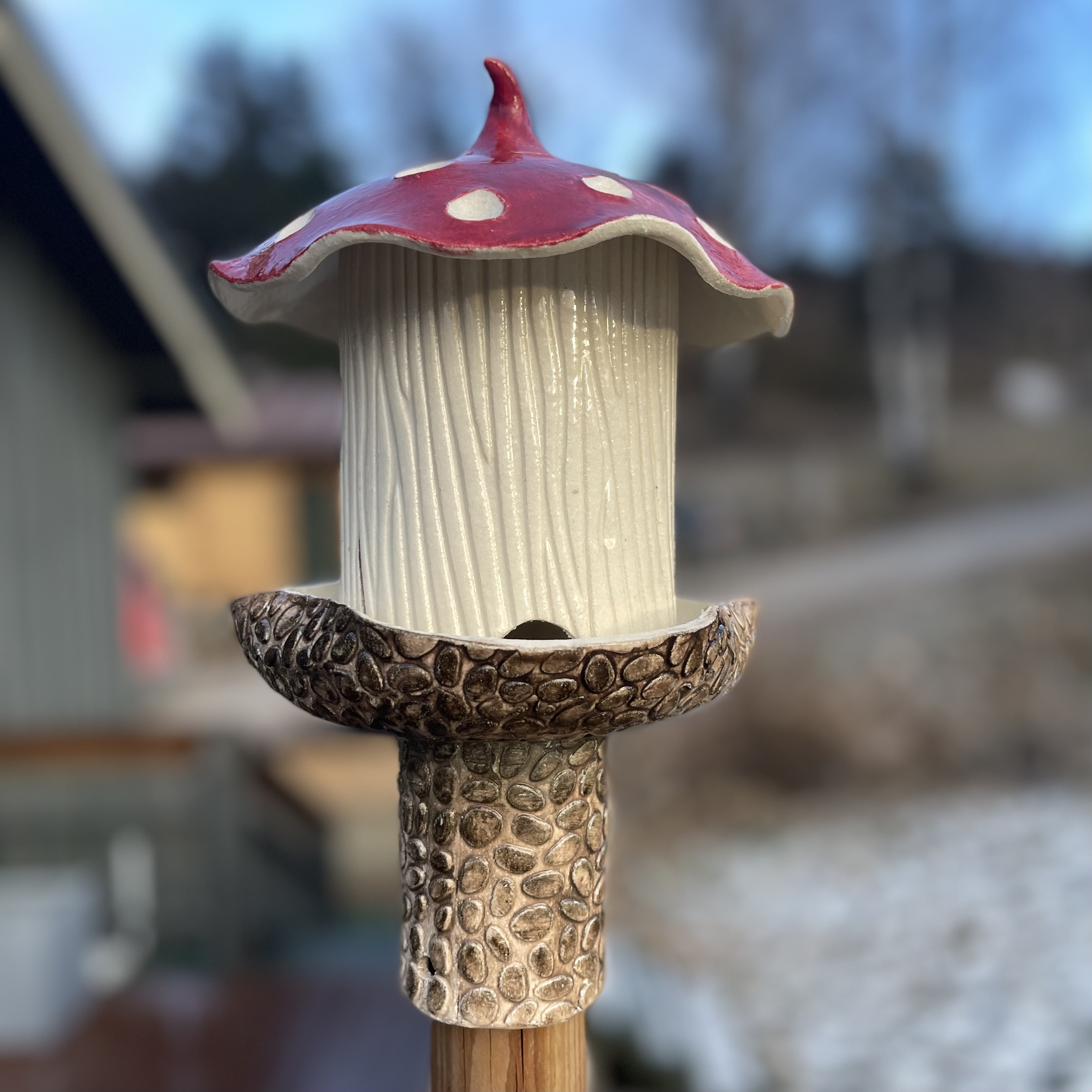 Fuglemater Sopp til Stolpe Stor - 2