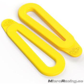 RC PROJECT - Förgasar Gummiband, Gul, 2st