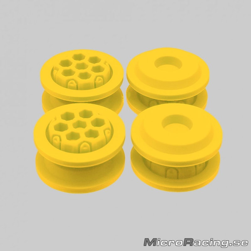 DEAL* RC-PROJECT - Bumpy Bladders V2 TNG, Medium, Yellow, 4pcs