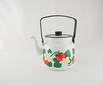 Kahvipannu, 1,5 l, emali, Mansikka, ET