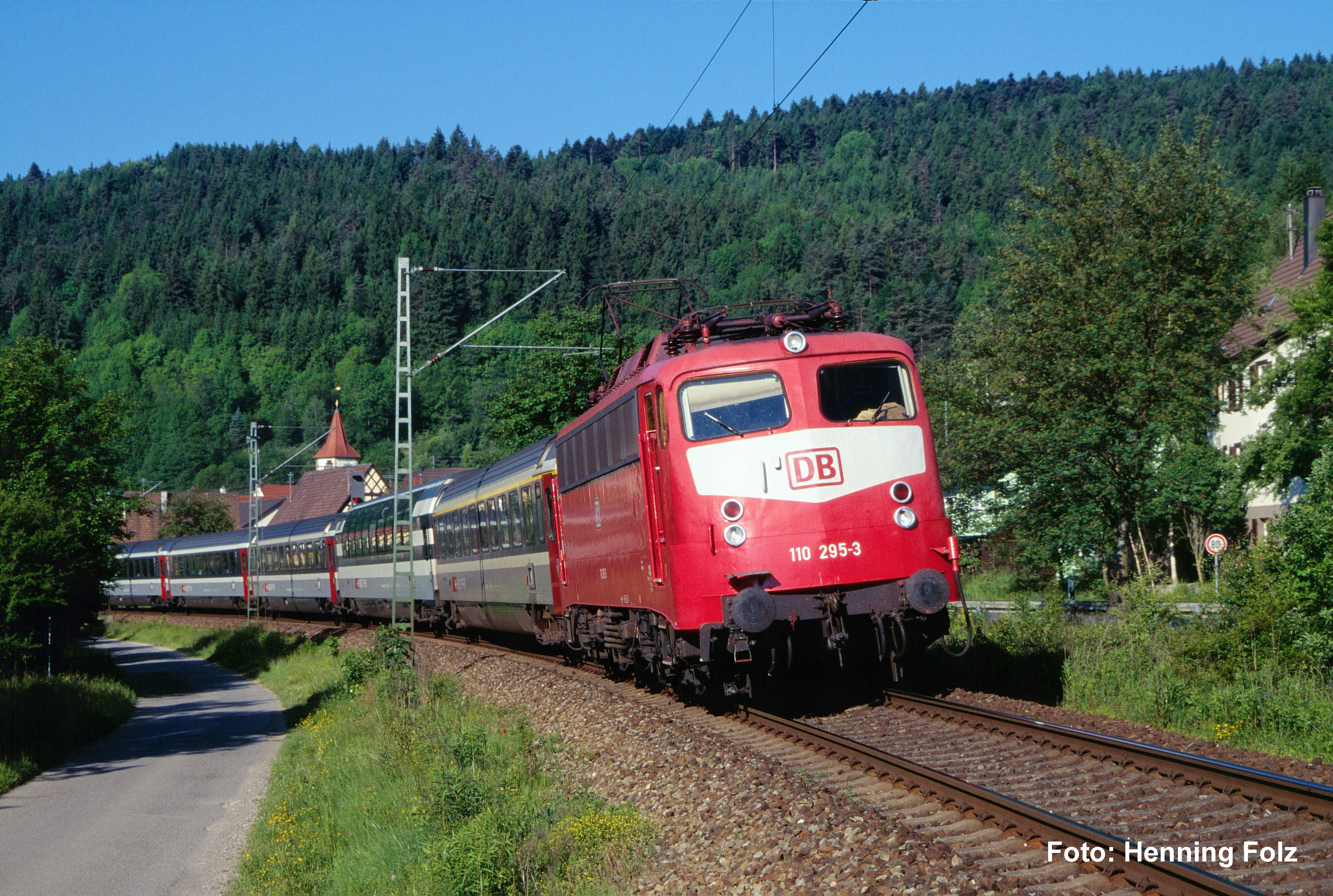 E-Lok/Sound  BR 110.3 orientrot DB AG V + PluX22 Dec.