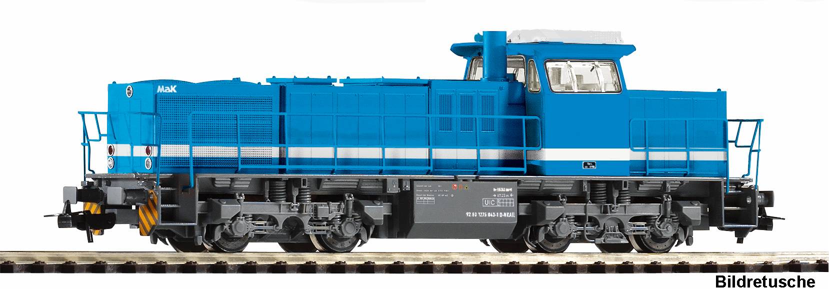 Diesellok/Sound G1206 blau/weiß Northrail VI + 8pol. Dec.