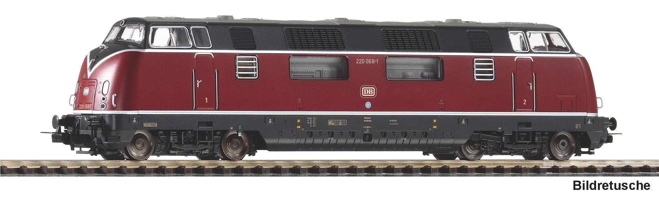 Diesellok/Sound BR 220 rot DB IV + PluX22 Dec.
