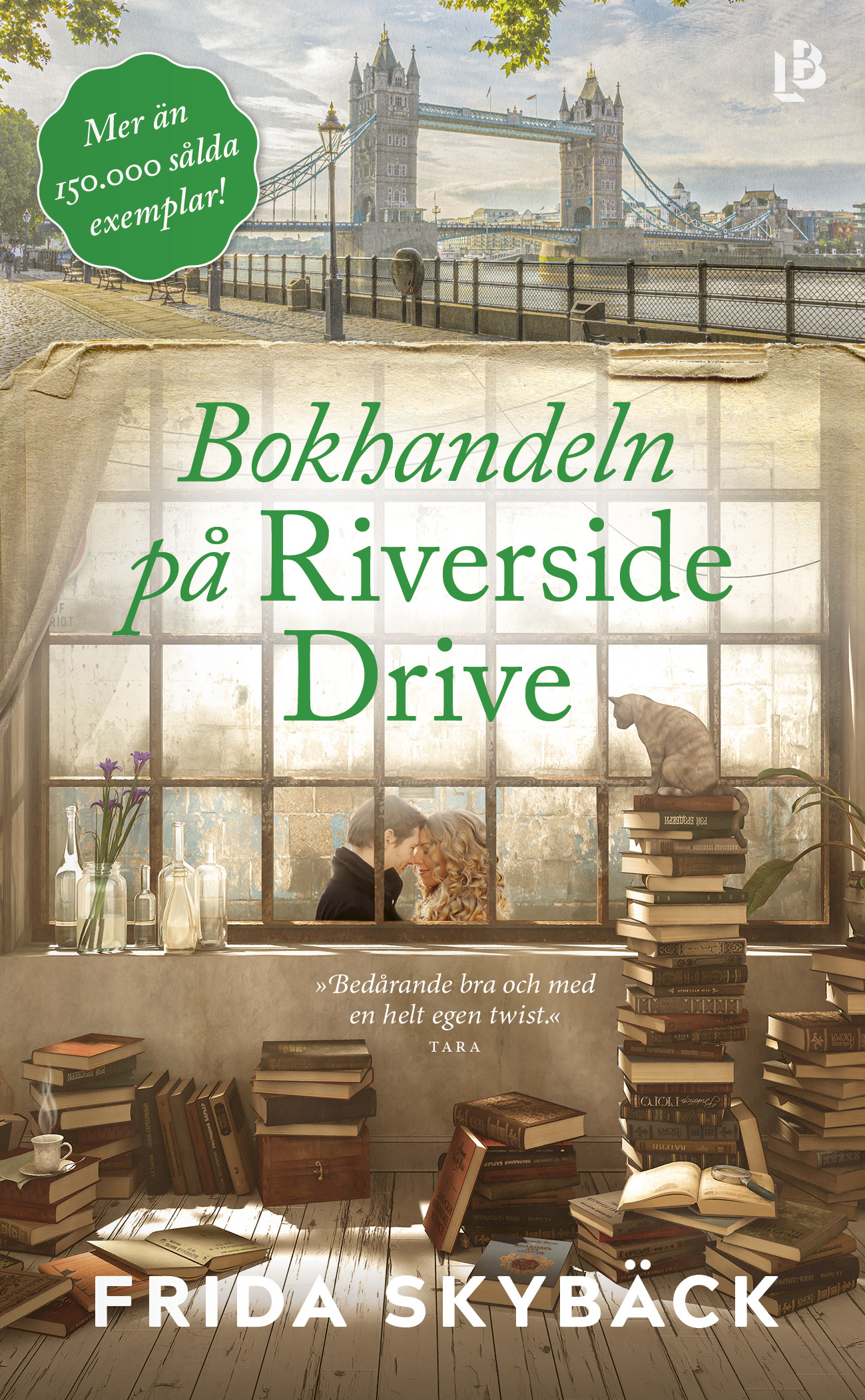 Frida Skybäck : Bokhandeln på Riverside Drive - Omslagsbild