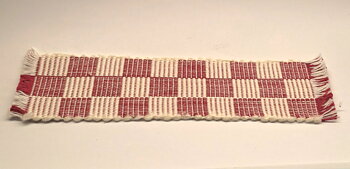 Red checkered carpet