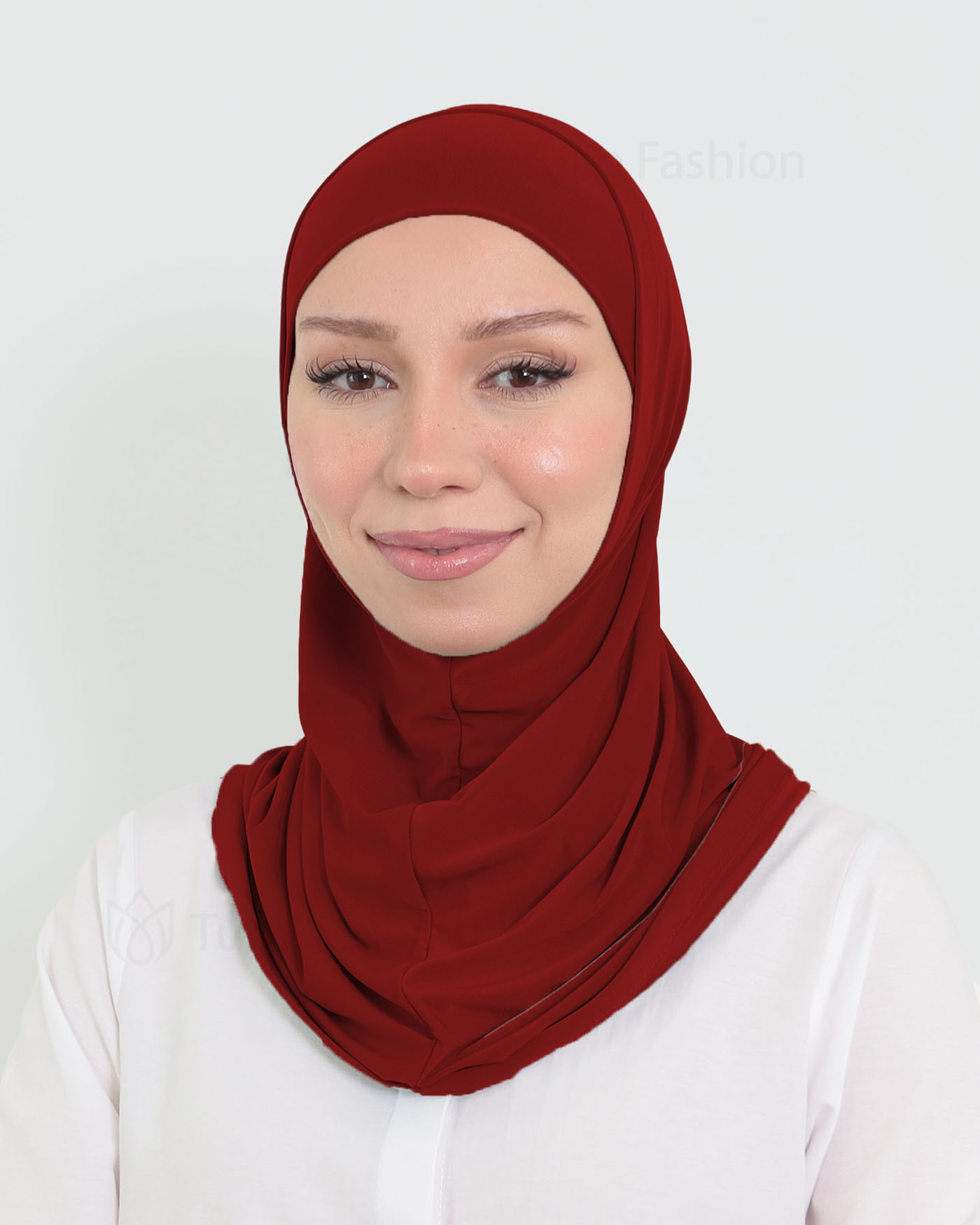 Hijab Al Amira Lycra - Light Maroon