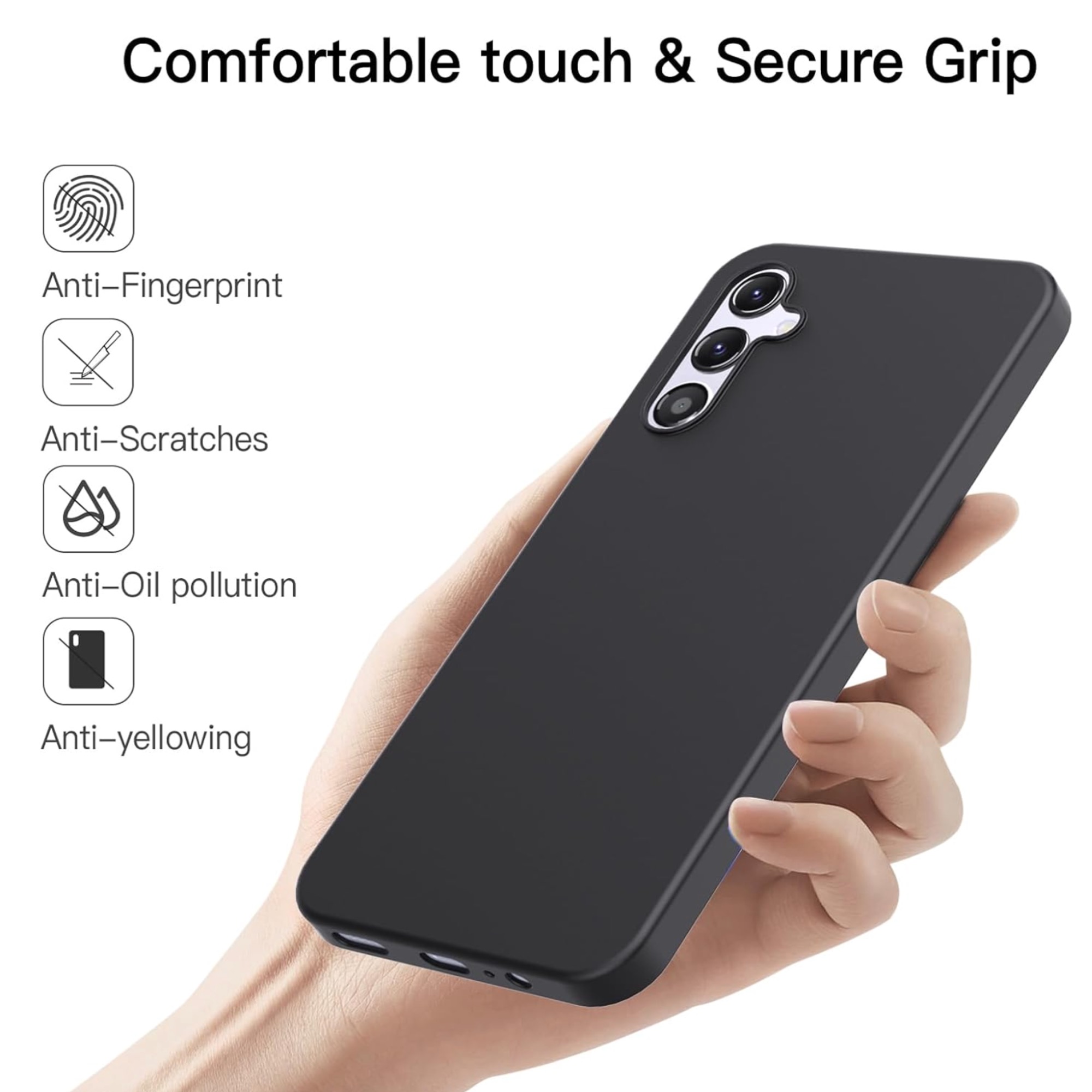 Samsung Galaxy A17 skal mobilskal silikon /  TPU - VÄLJ: - 5