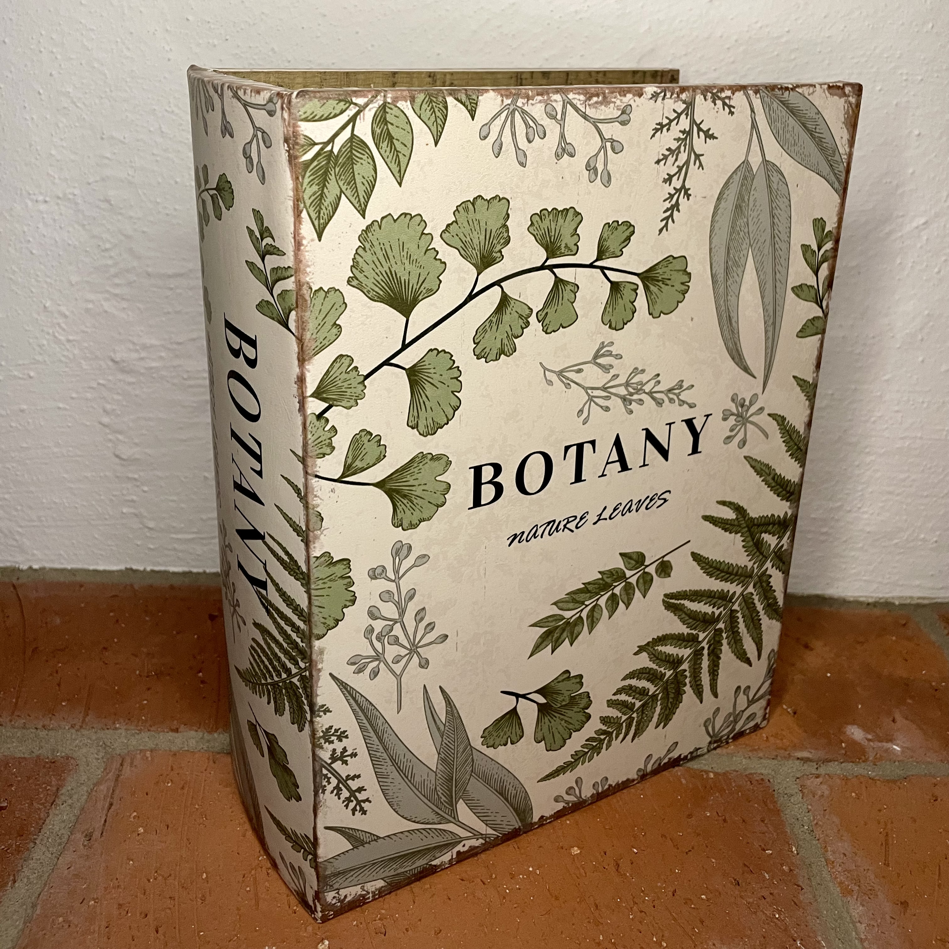 Vinbox boklåda Leaves
