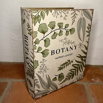 Vinbox boklåda Leaves