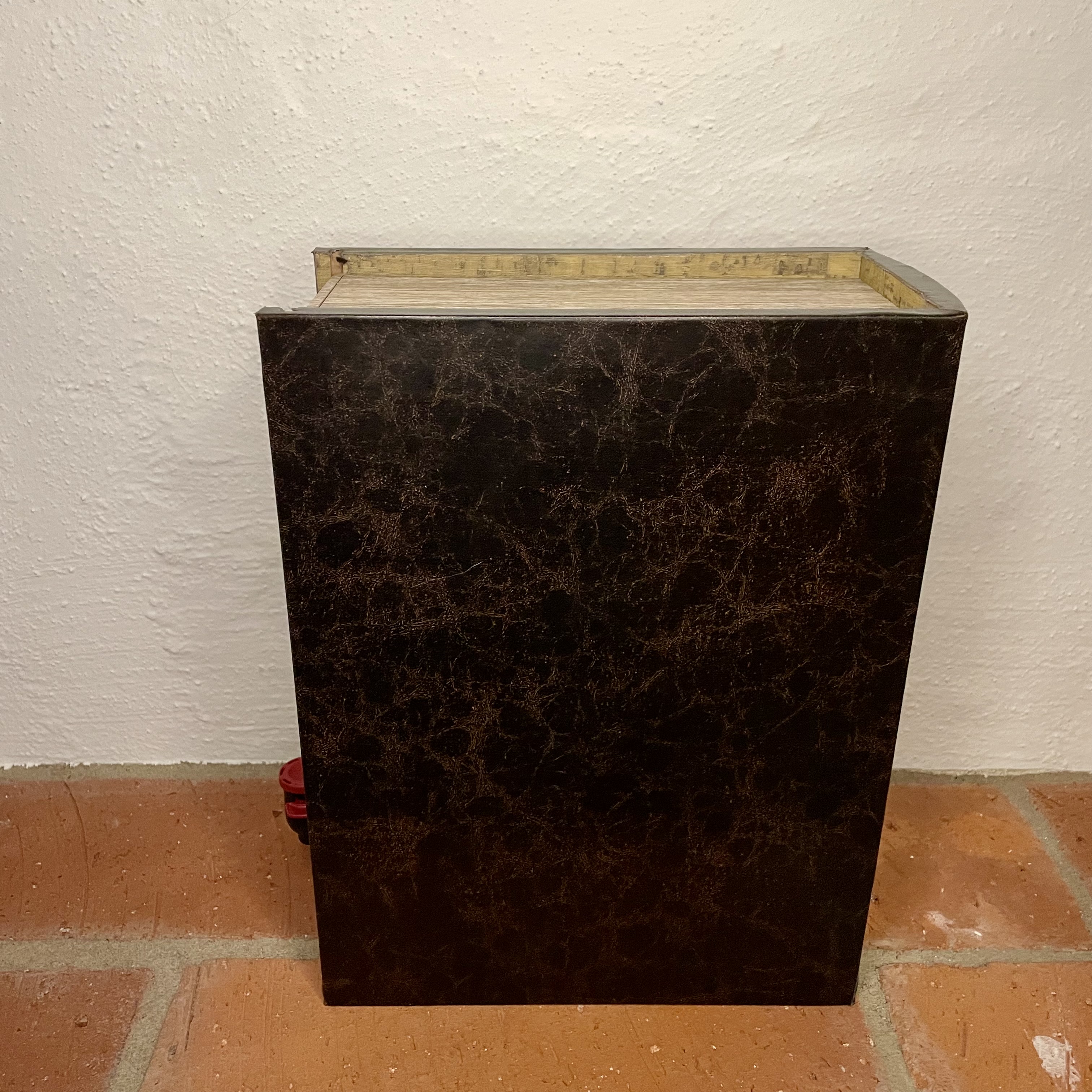 Vinbox boklåda läder - 5