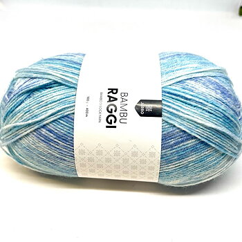 Bambu Raggi  Cornflower Print 100 gr