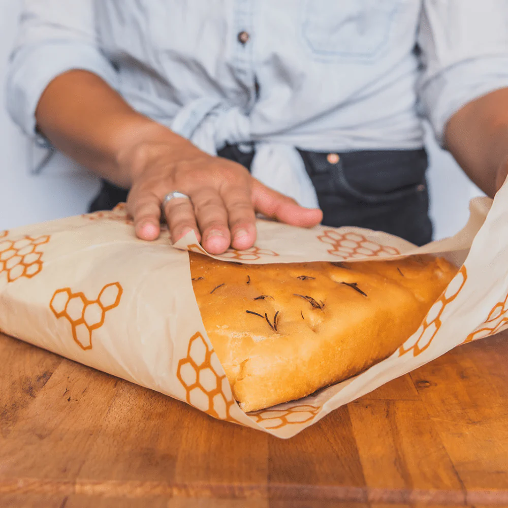 Bees Wrap bivax duk för förvaring av bröd - original - 5