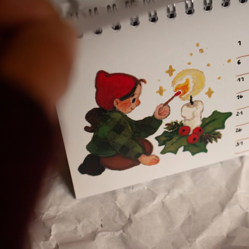 Gnomes| Evig, Födelsedagskalender  Sarah Leukhardt Studiosatsch - 4
