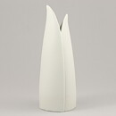 スティグ・リンドベリ Endivシリーズ フォルムが草を思わせる白い花瓶 Vase 1956年 18cm (2)