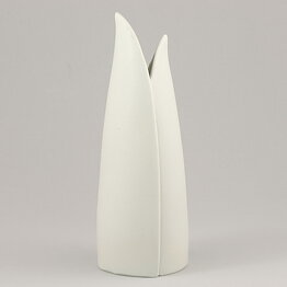 Stig Lindberg (Endiv 1956) White Organic Vase 18 cm (2)