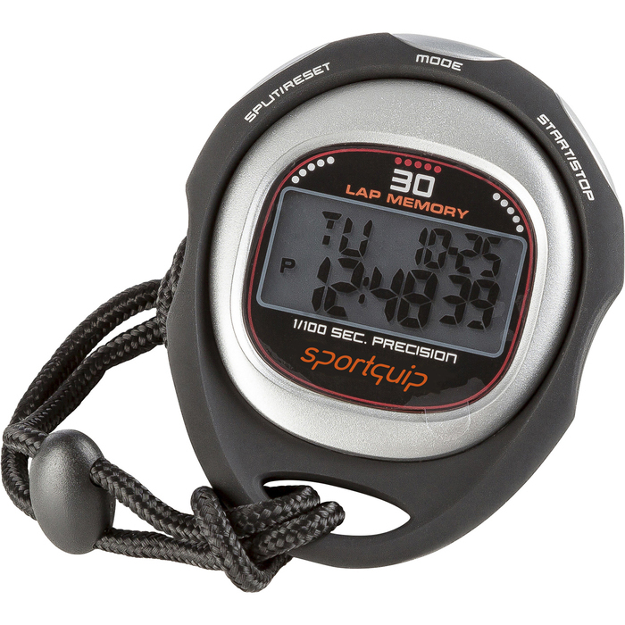 Professionellt stoppur 30 lap & split | Stopwatch Pro Black