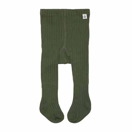 Ullunderställ - mjuka sköna strumpbyxor i merinoull från Lille Barn - Ljus Avokado