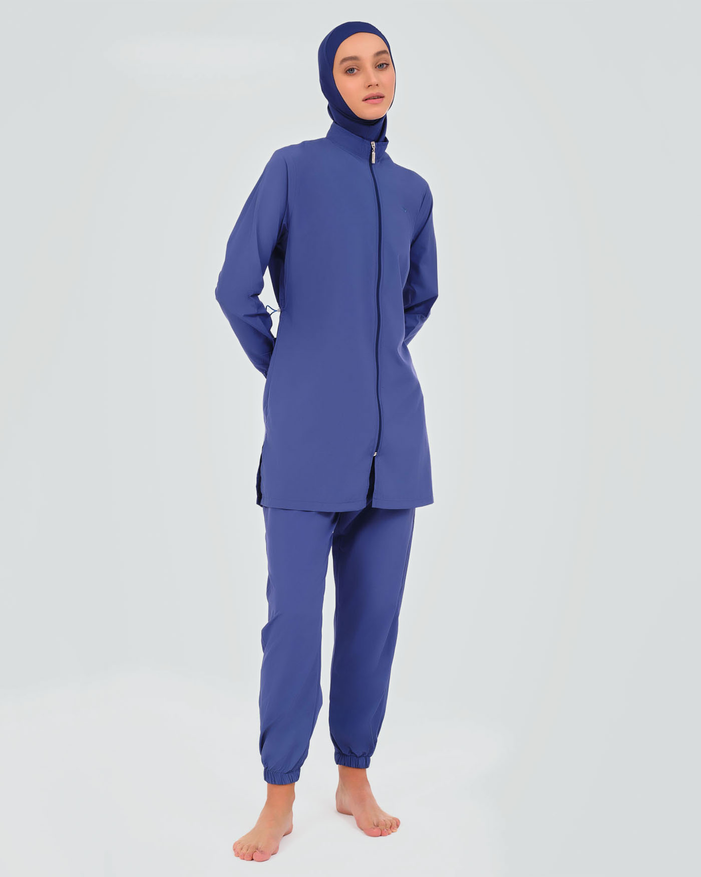 Muslim Swimsuit with hijab - Blue - 6