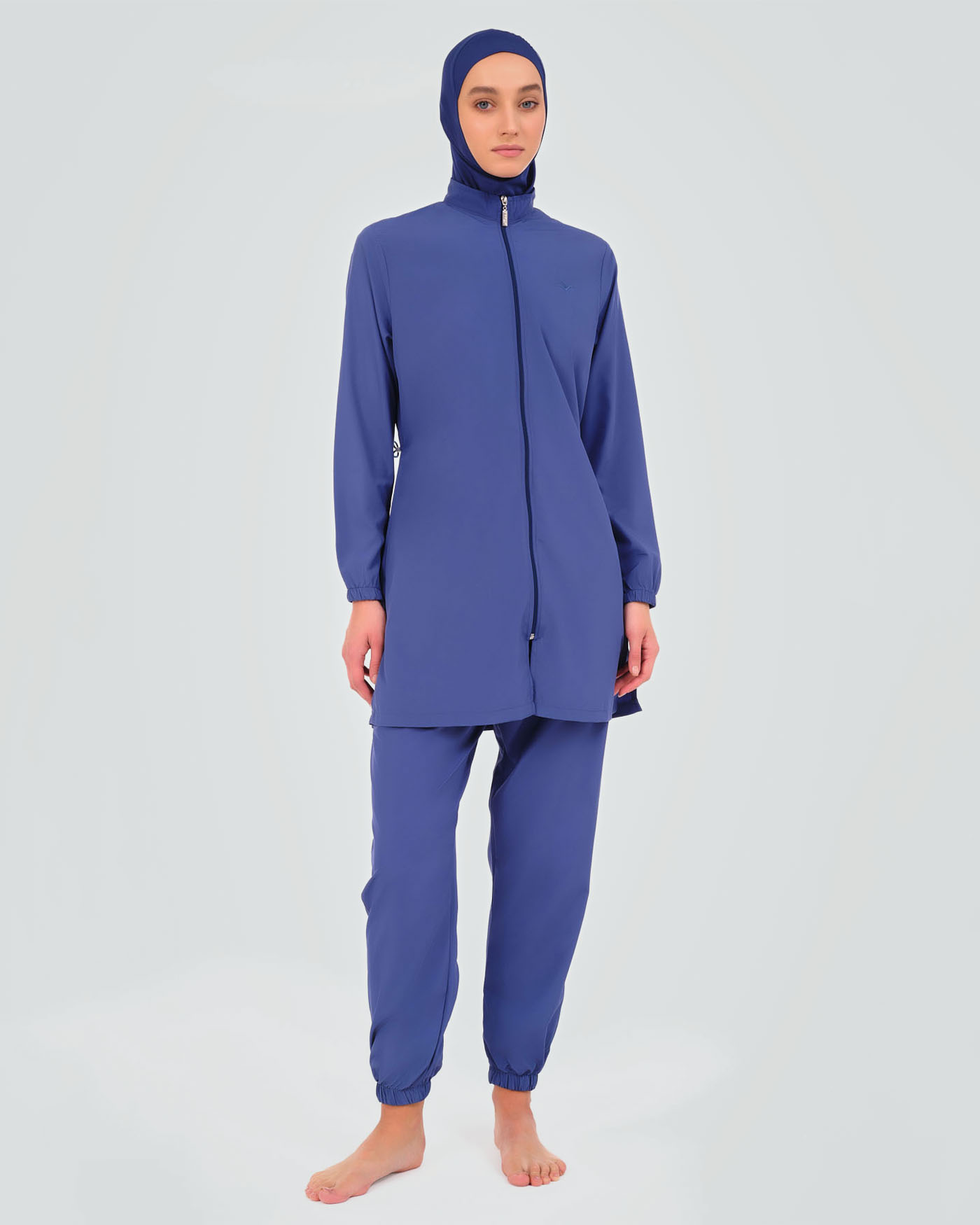 Muslim Swimsuit with hijab - Blue - 5
