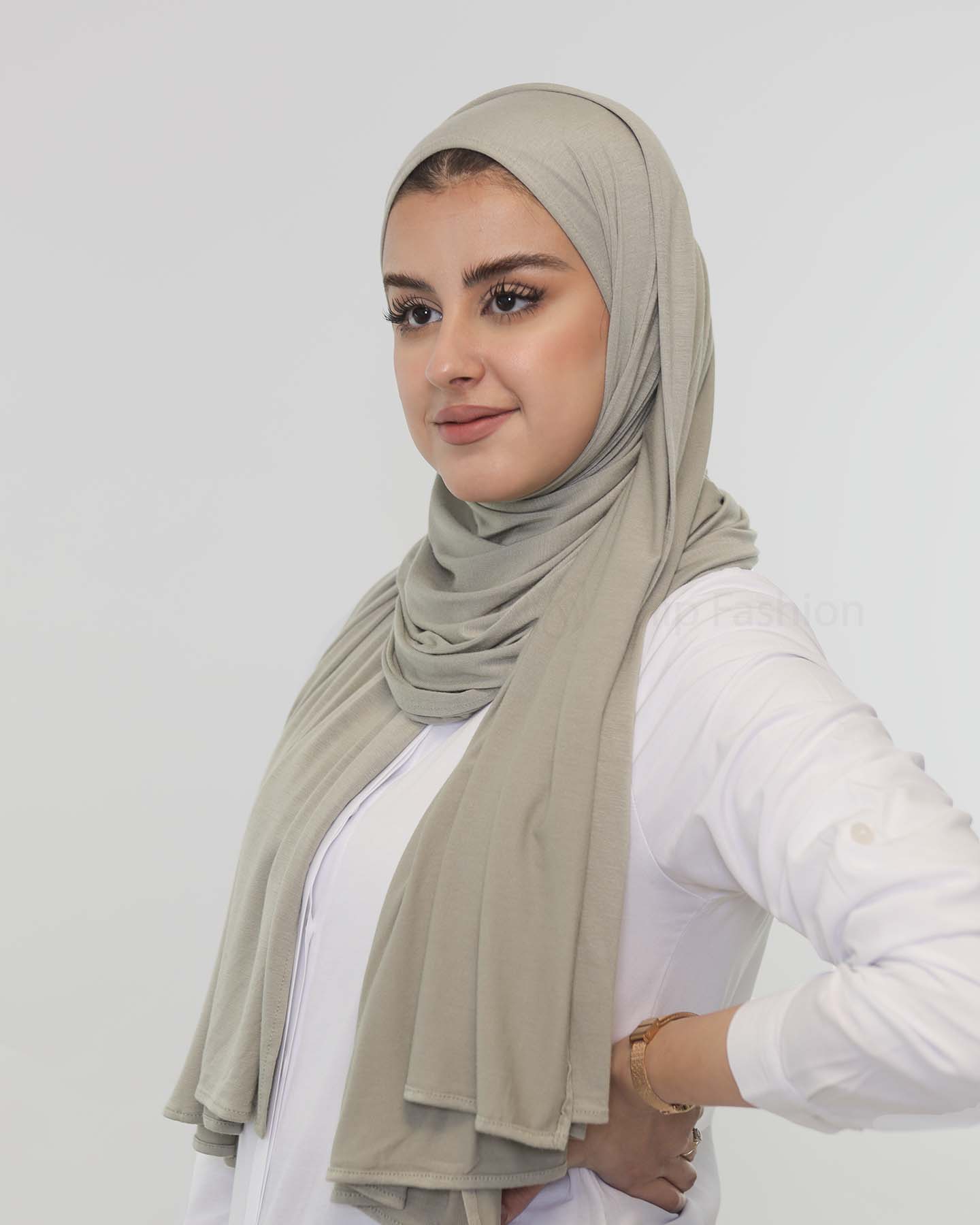 Premium Jersey Mini Hijab - Sage Green