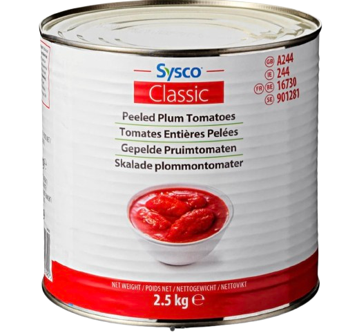Hela Tomater Skalade 2,5kg