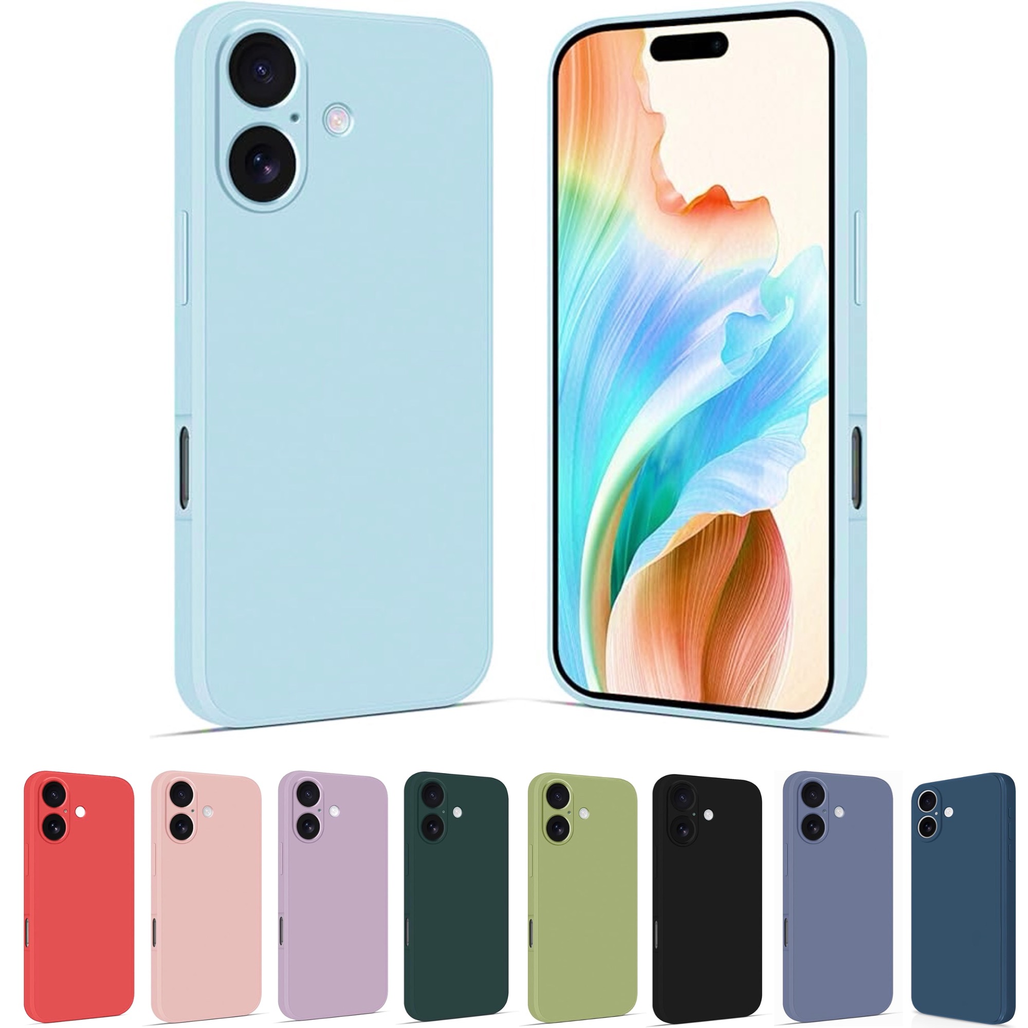 Iphone 17 skal mobilskal silikon / TPU - VÄLJ: - 21
