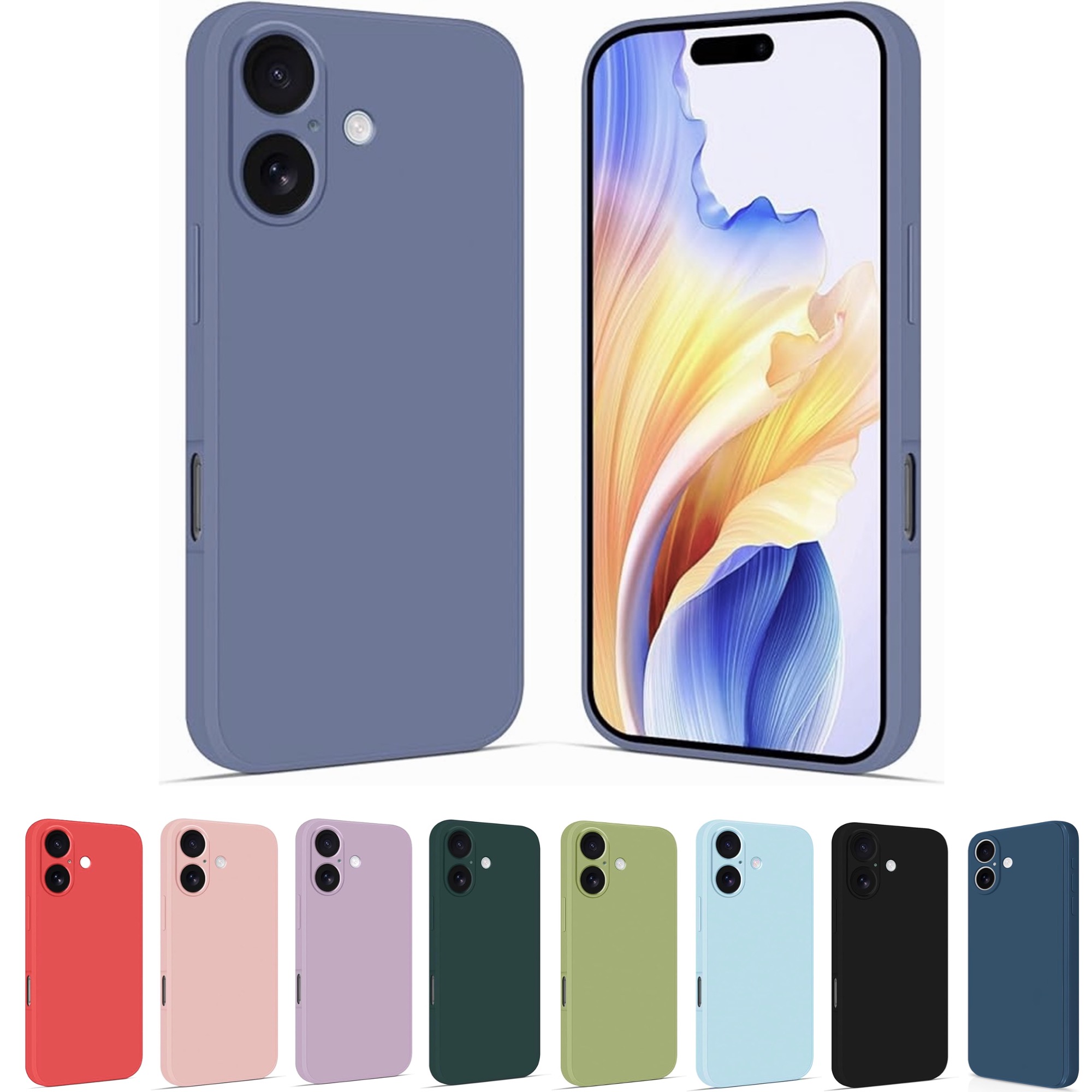 Iphone 17 skal mobilskal silikon / TPU - VÄLJ: - 20