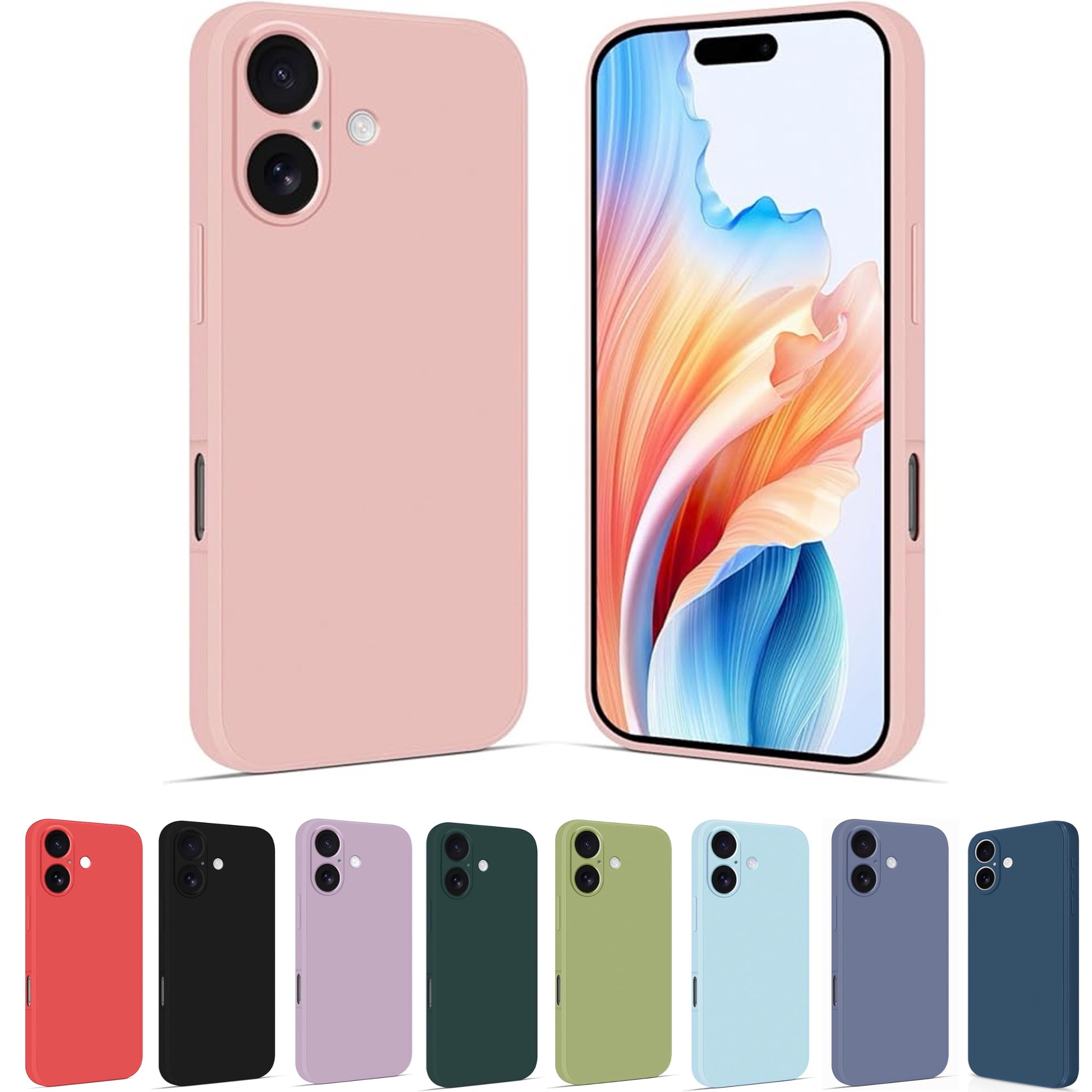 Iphone 17 skal mobilskal silikon / TPU - VÄLJ: - 19