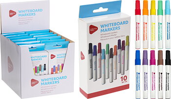 Whiteboardpennor - set 10 pennor