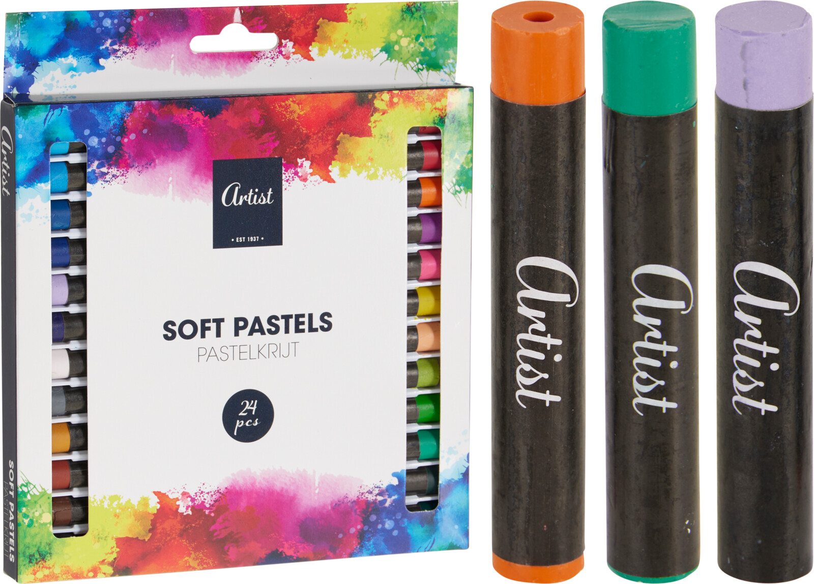 Oljepasteller – set med 24 färger