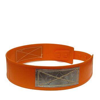 Halsklave orange med grå reflex